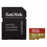 Cartão de Memória Micro SD SanDisk Extreme U3 64GB