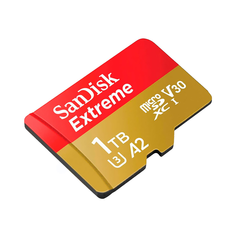 Cartão de Memória Micro SD Sandisk Extreme V30 A2 U3 1TB 4K UHD - SDSQXAV-1T00-GN6MA