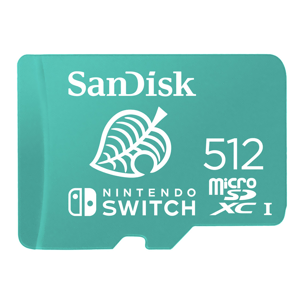 Cartão de Memória Micro SD SanDisk Nintendo Switch 512GB - SDSQXAO-512G-GNCZN