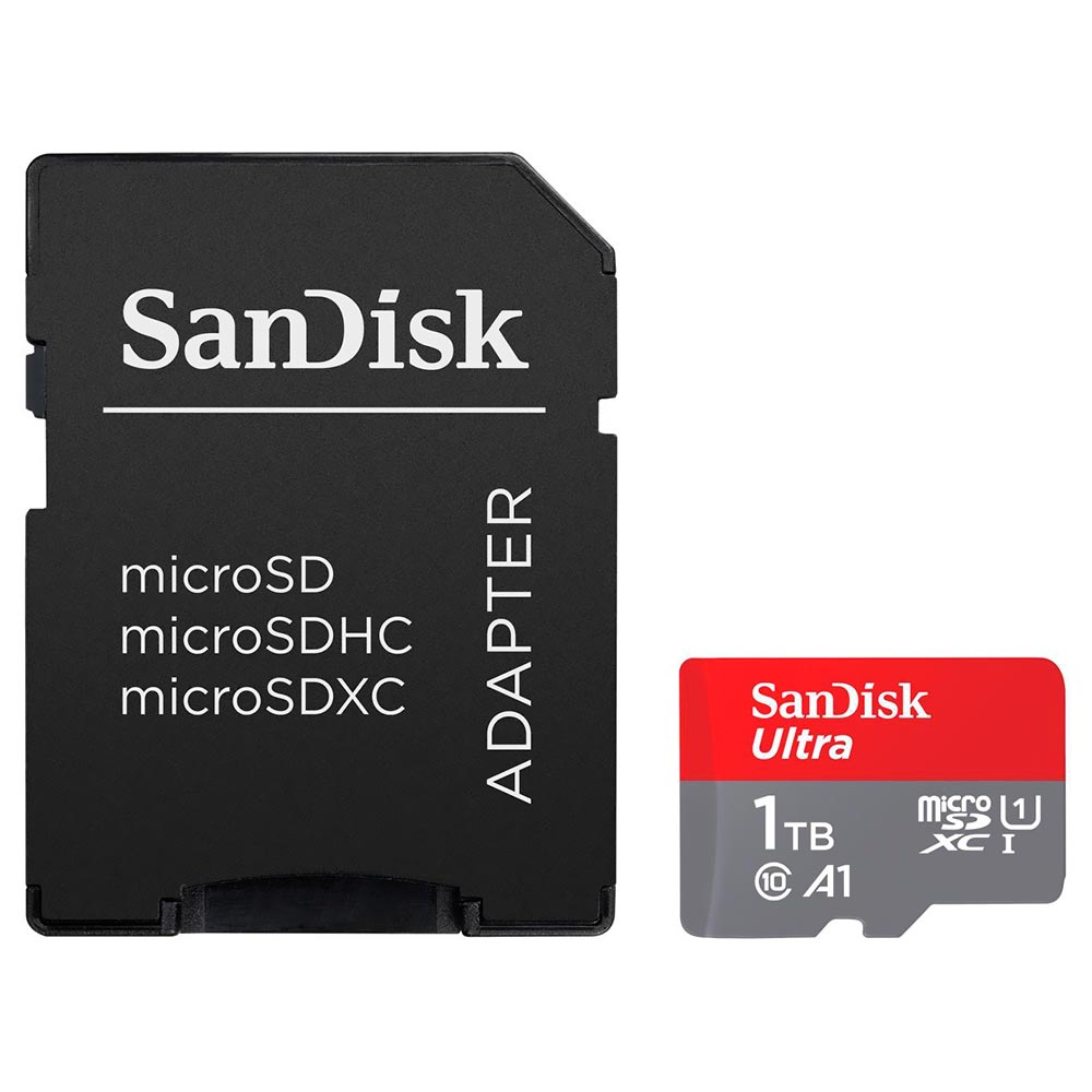 Cartão de Memória Micro SD SanDisk Ultra 1TB Class 10 A1 U1 - SDSQUAC-1T00-GN6MA
