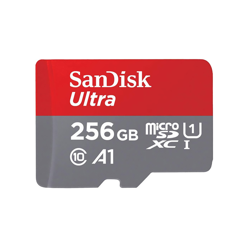 Cartão de Memória Micro SD SanDisk Ultra 256GB Classe 10 A1 U1 - SDSQUAC-256G-GN6MA