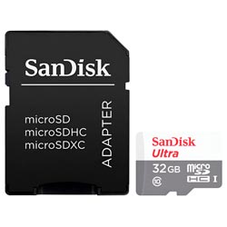 Cartão de Memória Micro SD SanDisk Ultra 32GB Classe 10