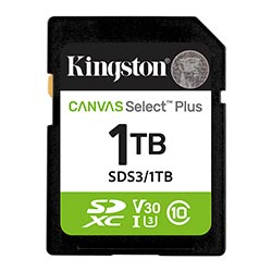 Cartão de Memória SD Kingston Canvas Select Plus C10 1TB - SDS3/1TB