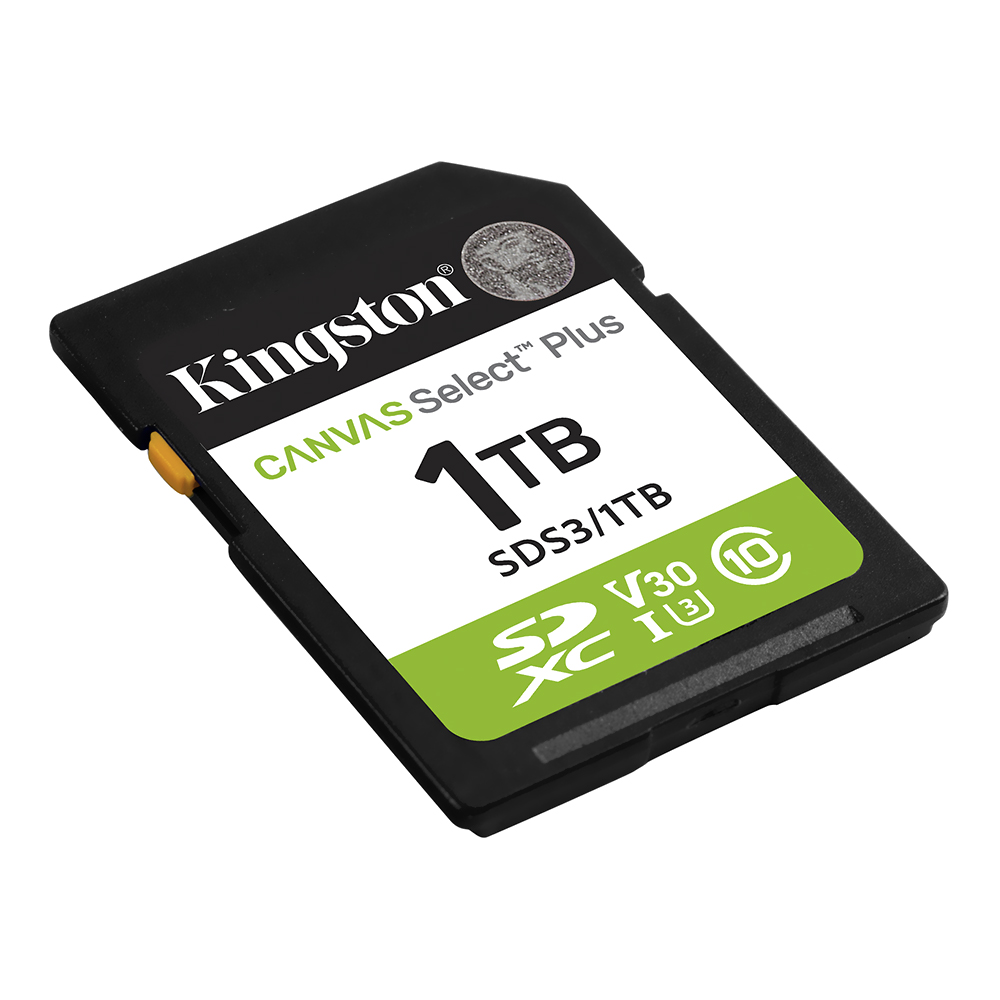 Cartão de Memória SD Kingston Canvas Select Plus C10 1TB - SDS3/1TB