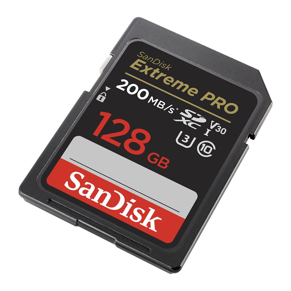 Cartão de Memória SD SanDisk Extreme Pro Class 128GB 4k