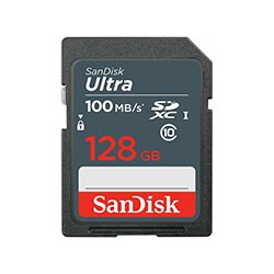 Cartão de Memória SD SanDisk Ultra 128GB Classe 10