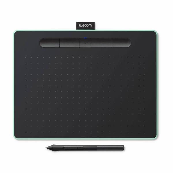 Mesa Digitalizadora Wacom Intuos Creative Touch Small CTL-6100WL/E0-AA  M Bluetooth - Preto / Verde