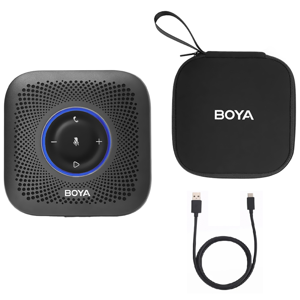Microfone Boya Blobby Pro Conferencia USB - Preto