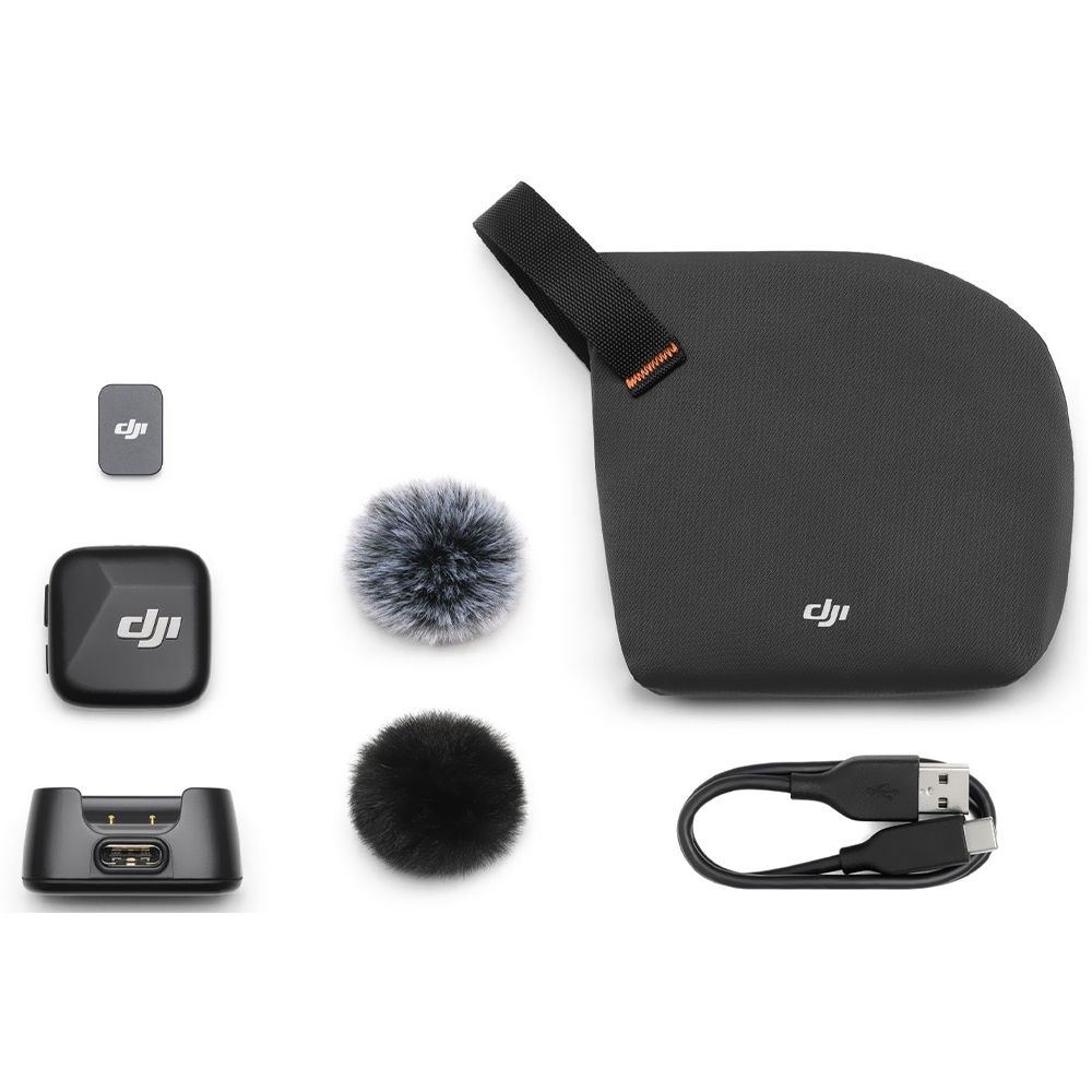 Microfone Dji Mic Mini Transmitter DM3003 - Preto (Infinity Black)