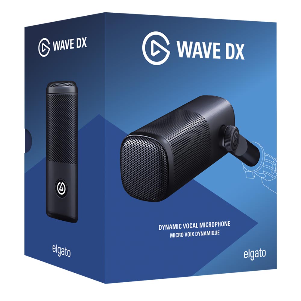 Microfone Elgato Wave DX Dynamic Vocal XLR - Preto (10MAH9901)