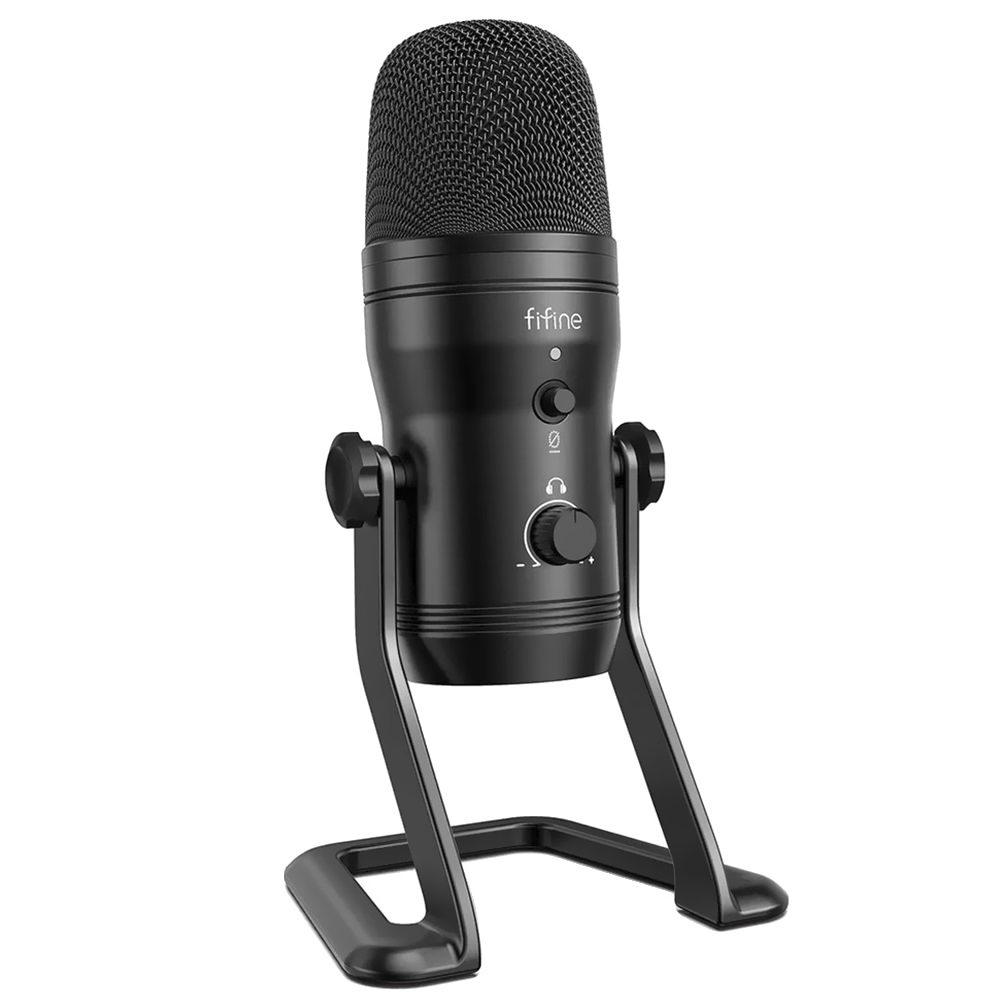 Microfone Fifine K690 Cardioid Omni Bidirectional Stereo - Preto