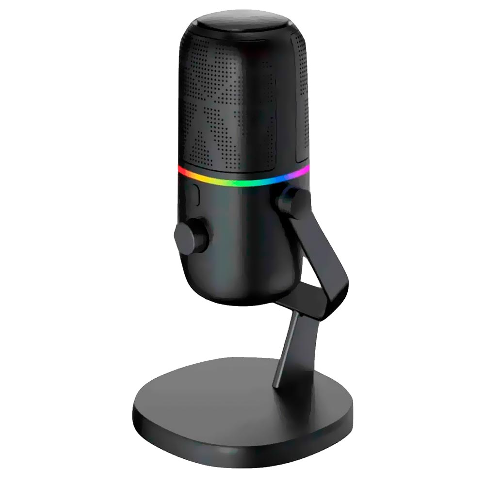 Microfone Gamer Haylou GX1 RGB - Preto