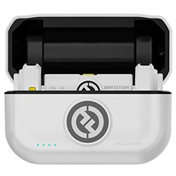 Microfone Hollyland Lark M2 Lavalier Duo Wireless / Lightning - Ivory Branco