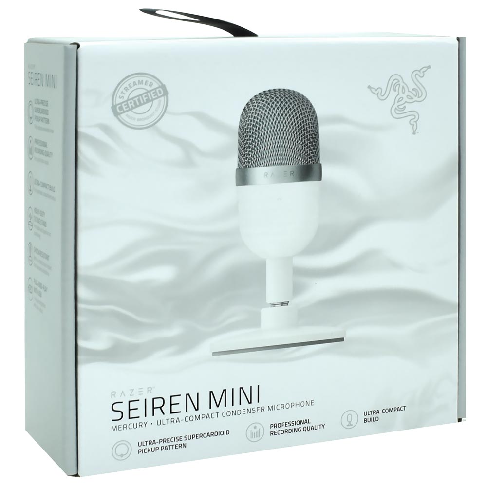 Microfone Razer Seiren Mini - Branco (RZ19-03450300-R3M1)