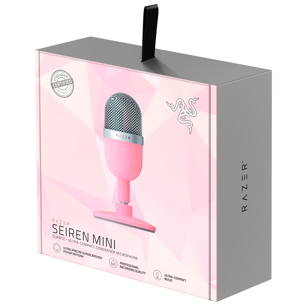 Microfone Razer Seiren Mini - Rosa (RZ19-03450200-R3M1)