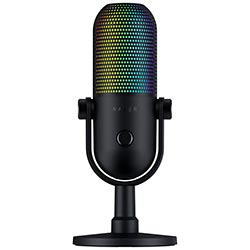 Microfone Razer Seiren V3 Chroma RGB - Preto (RZ19-05060100-R3U1)