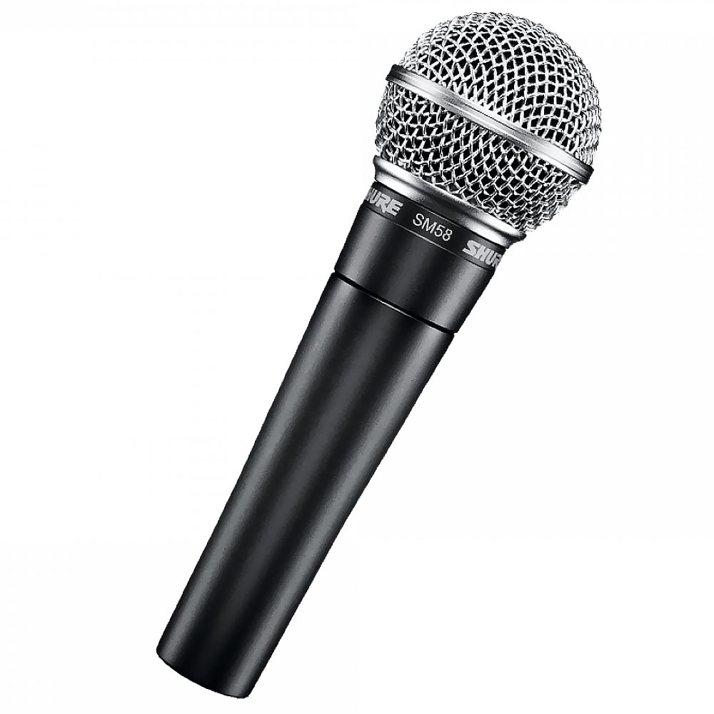 Microfone Shure SM58-LC Vocal Cardio - Preto