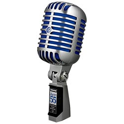 Microfone Shure Super 55 Vocal SuperCardioid Dynamic - Prata