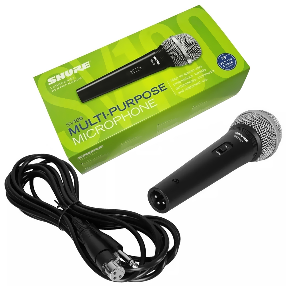 Microfone Shure SV100 Multi-Purpose - Preto