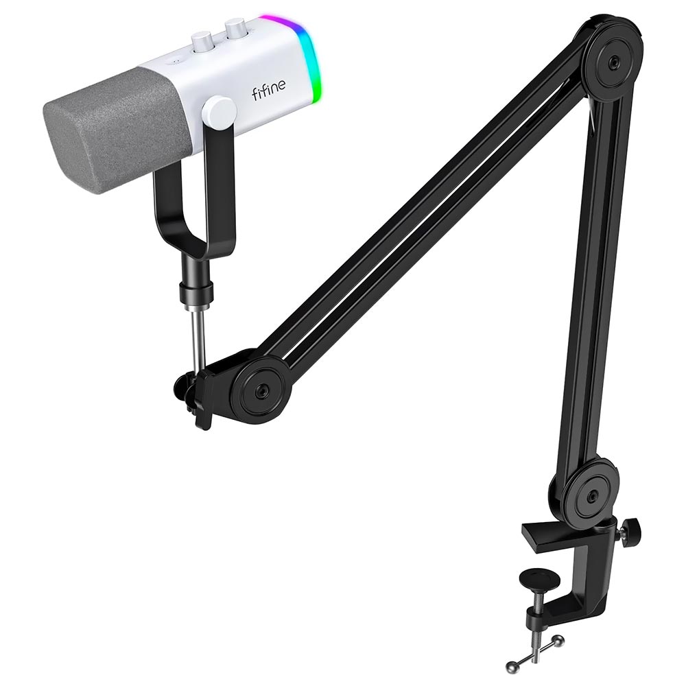 Suporte de Microfone Fifine BM63 Premium Boom ARM - Preto