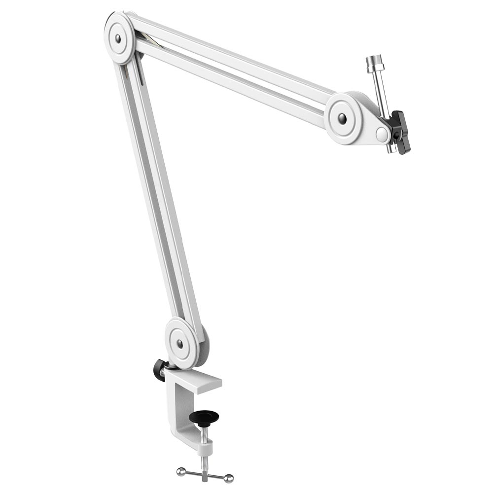 Suporte de Microfone Fifine BM63W Premium Boom ARM - Branco