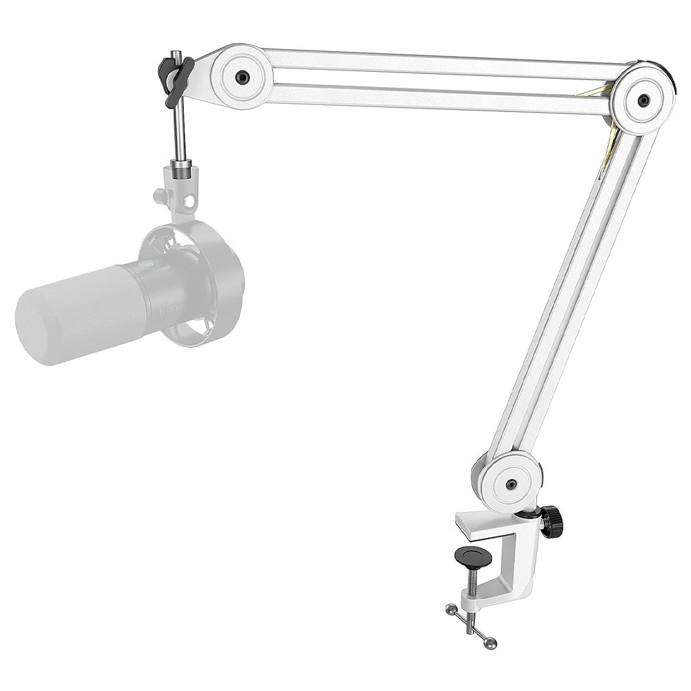 Suporte de Microfone Fifine BM63W Premium Boom ARM - Branco