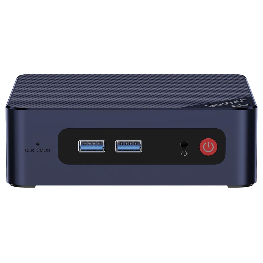 Mini PC Beelink EQ12 Alder Lake Intel N100 de 0.8GHz / 16GB de RAM / 500GB SSD - Navy Azul