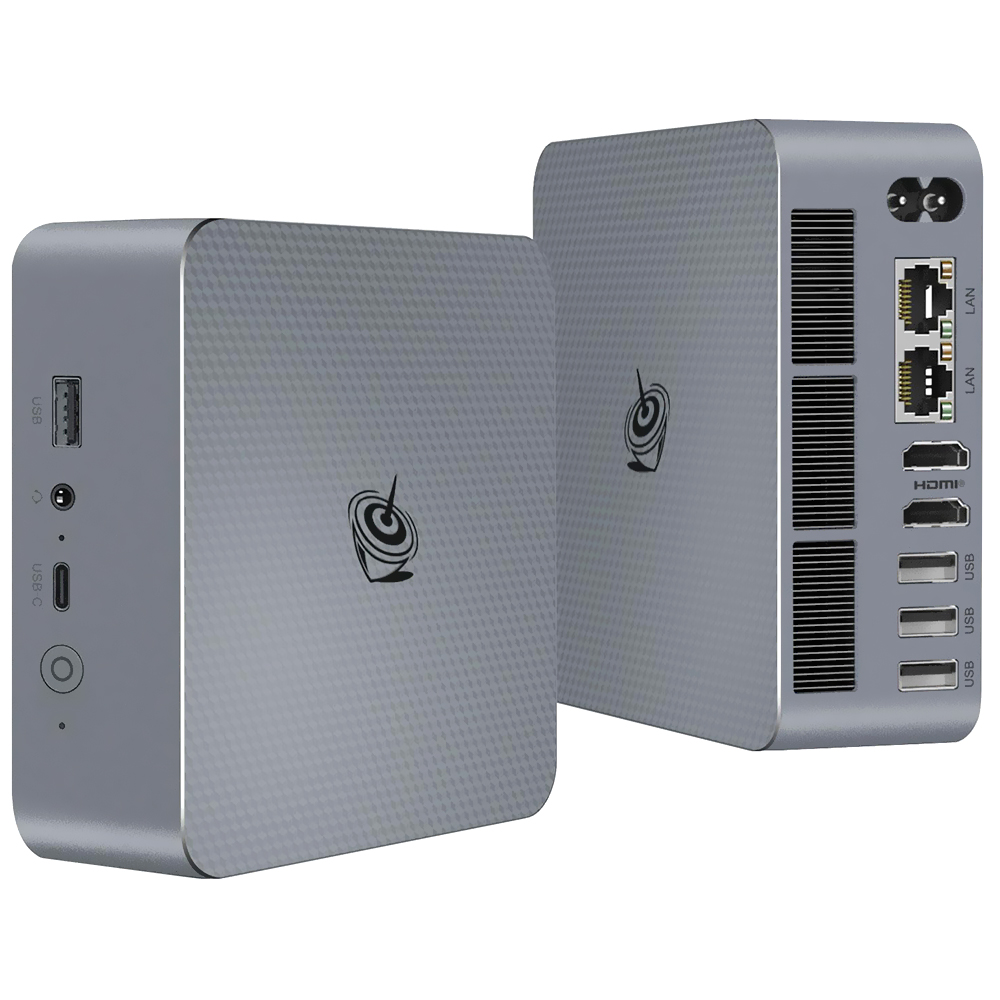 Mini PC Beelink EQI12 Intel Core i3 1220P de 1.5GHz / 16GB de RAM / 500GB SSD - Milky Cinza