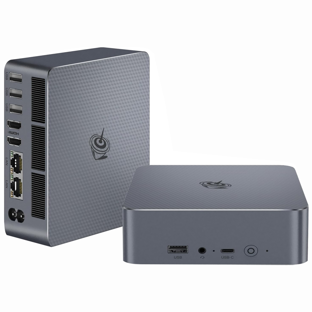 Mini PC Beelink EQI12 Intel Core i5 12450H de 2.0GHz / 24GB de RAM / 500GB SSD - Cinza
