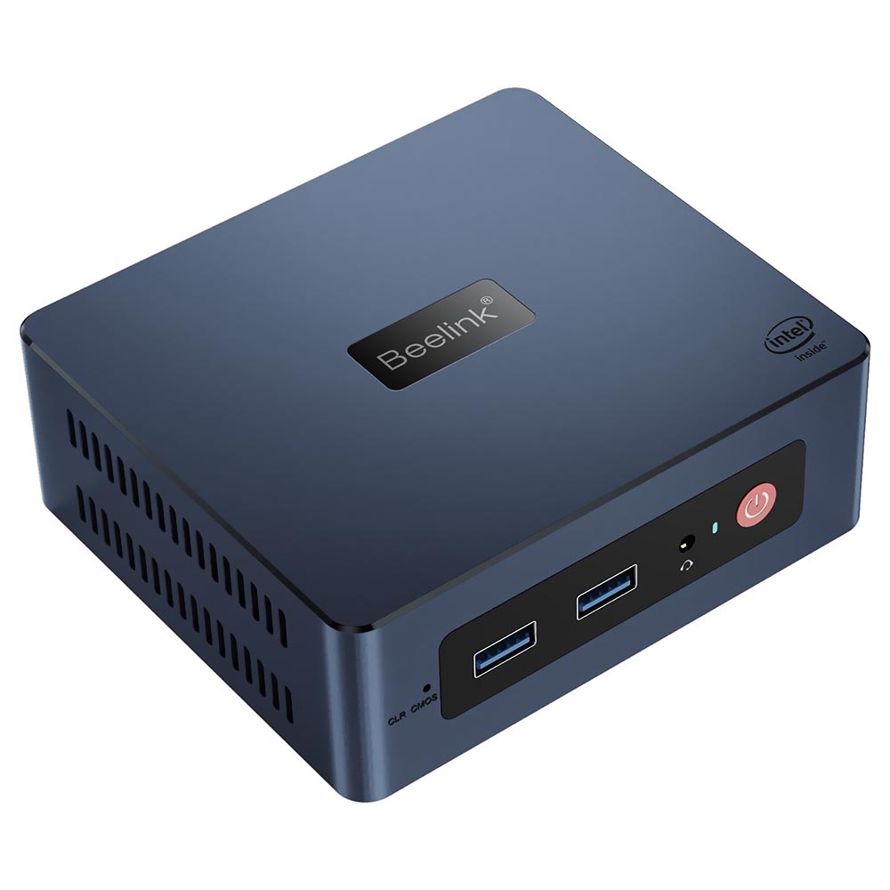 Mini PC Beelink Mini S Intel Celeron N5095 de 2.0GHz / 8GB de RAM / 256GB SSD - Azul