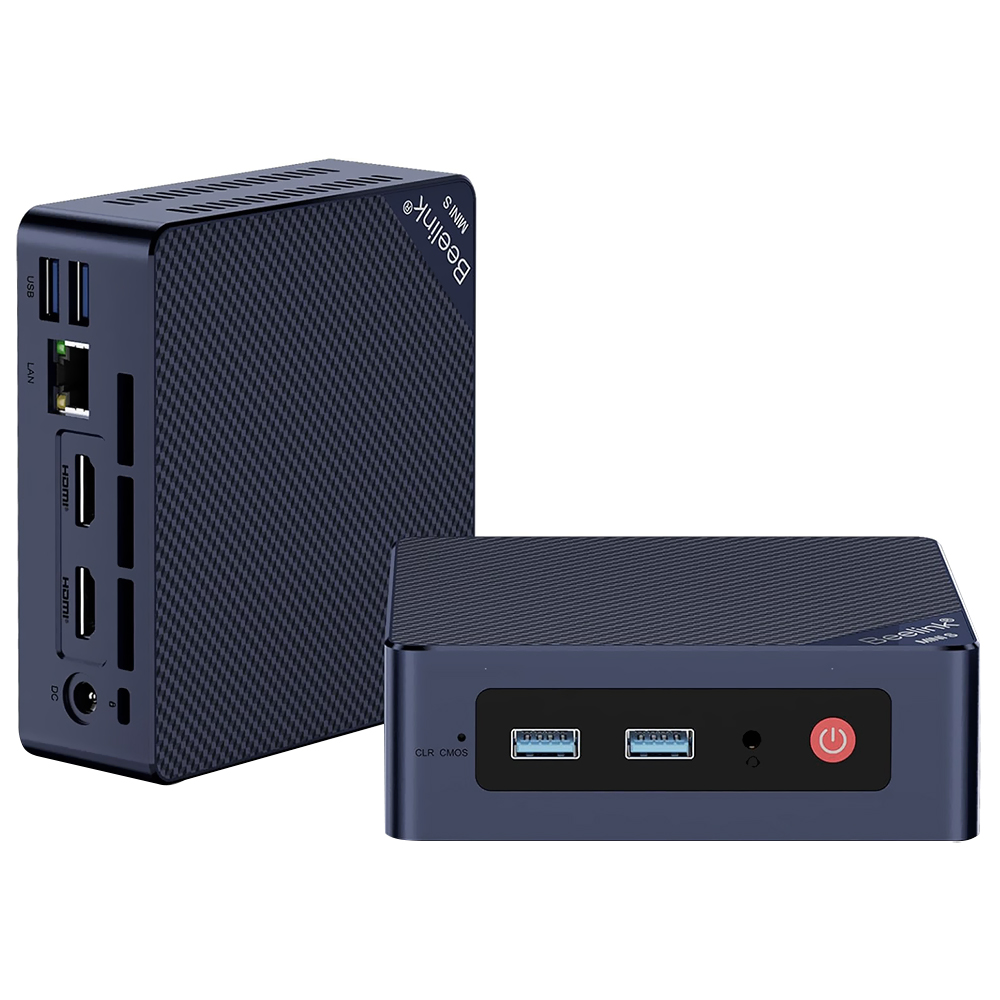 Mini PC Beelink Mini S13 Intel Twin Lake N150 de 3.6GHz / 16GB de RAM / 1TB SSD - Azul