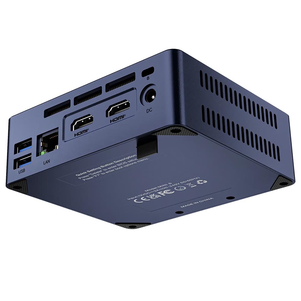 Mini PC Beelink Mini S23 Pro Alder Lake Intel N100 de 0.8GHz / 8GB de RAM / 256GB SSD - Navy Azul
