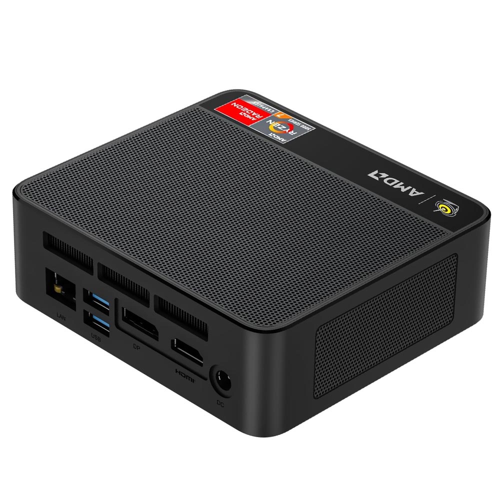 Mini PC Beelink SER5 AMD Ryzen 5 5560U de 2.3GHz / 16GB de RAM / 1TB SSD - Preto