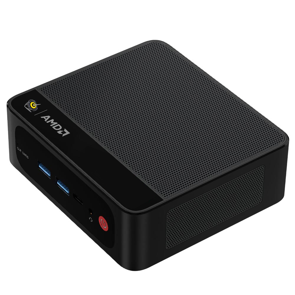 Mini PC Beelink SER5 Max AMD Ryzen 7 7735HS de 3.2GHz / 24GB de RAM / 1TB SSD / Win11Pro - Preto