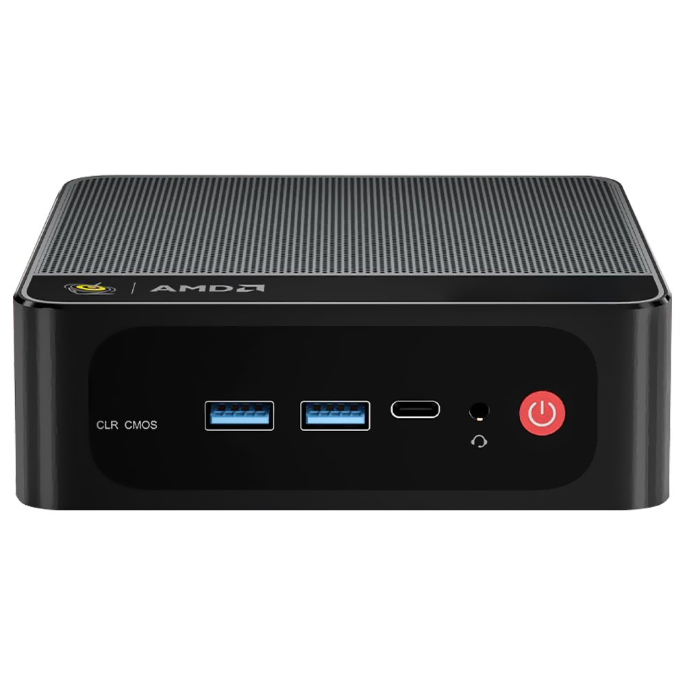 Mini PC Beelink SER5 Pro AMD Ryzen 7 5850H de 3.2GHz / 32GB de RAM / 500GB SSD - Preto