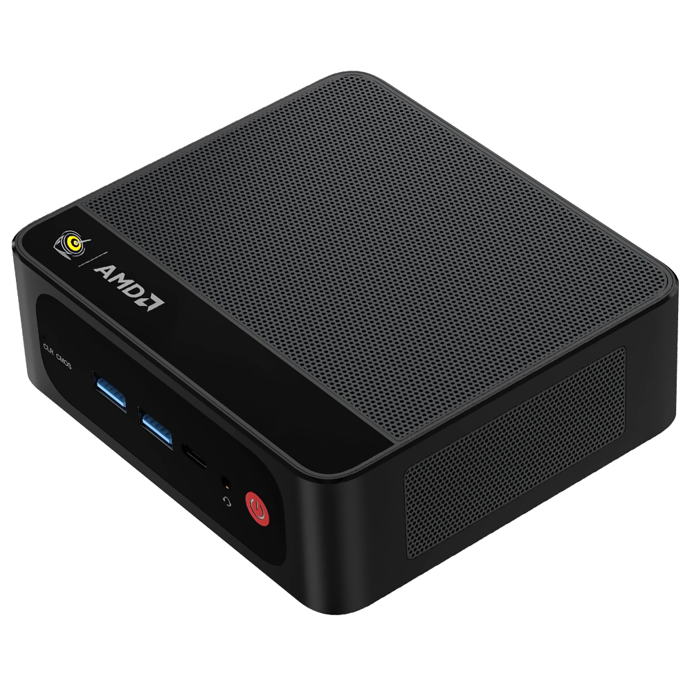 Mini PC Beelink SER5 Pro AMD Ryzen 7 5850H de 3.2GHz / 32GB de RAM / 500GB SSD - Preto