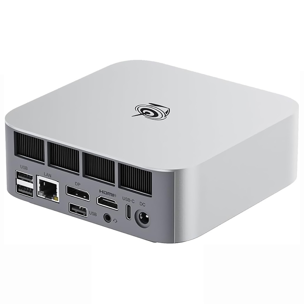 Mini PC Beelink SER8 AMD Ryzen 7 8745HS de 3.8GHz / 24GB de RAM / 1TB SSD - Frost Prata