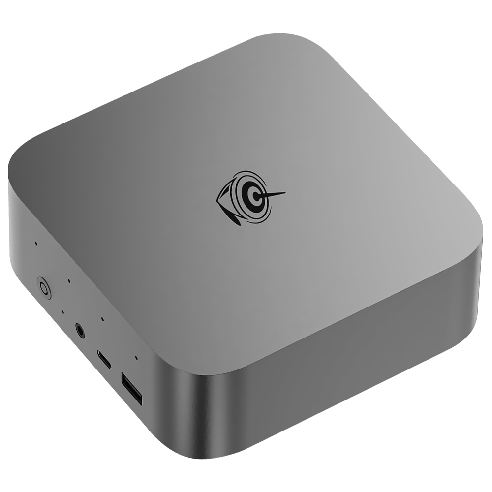 Mini PC Beelink SER9 Max AMD Ryzen 7 H 255 Tela de 3.3GHz / 64GB de RAM / 1TB SSD / Win11Pro - Space Cinza