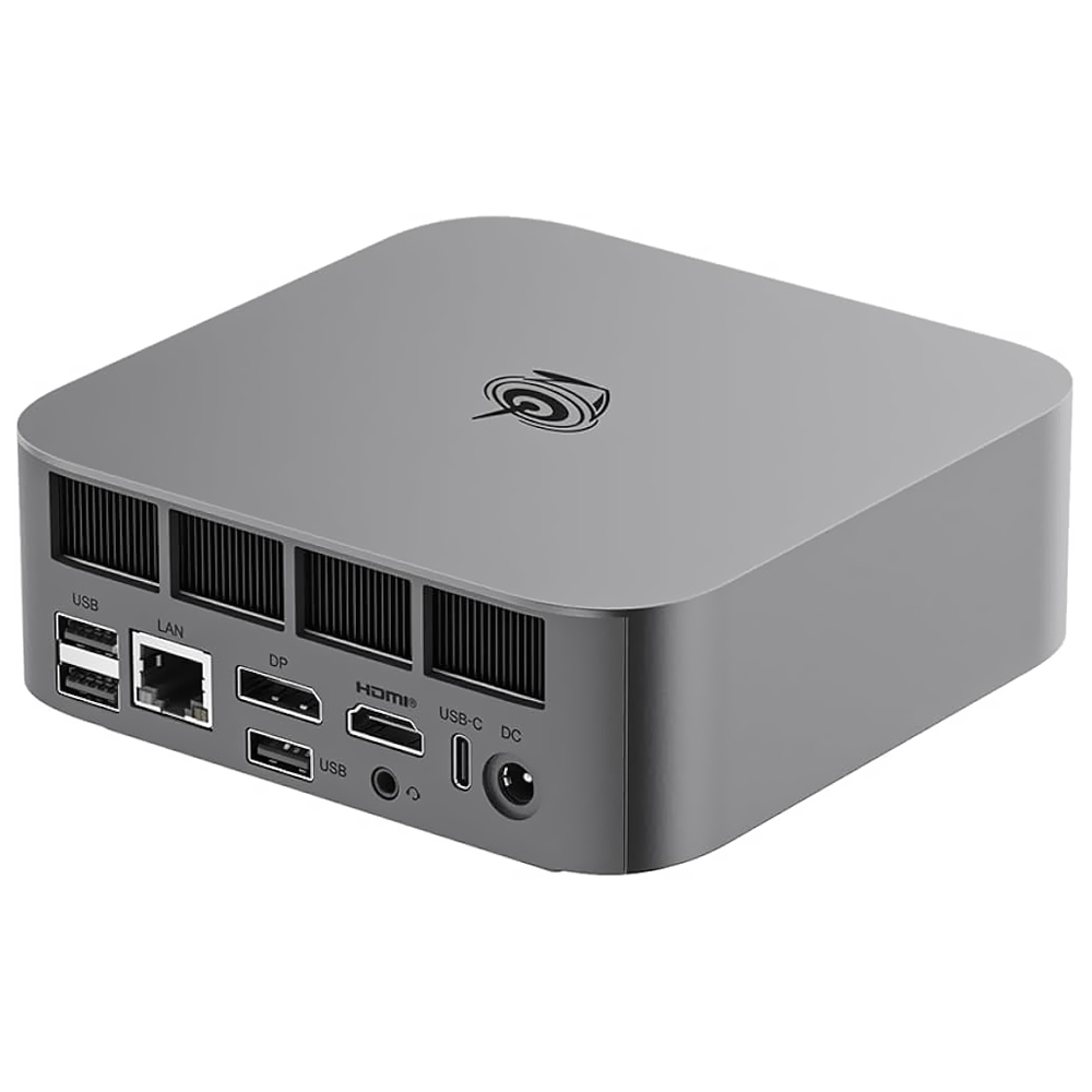 Mini PC Beelink SER9 Max AMD Ryzen 7 H 255 Tela de 3.3GHz / 64GB de RAM / 1TB SSD / Win11Pro - Space Cinza