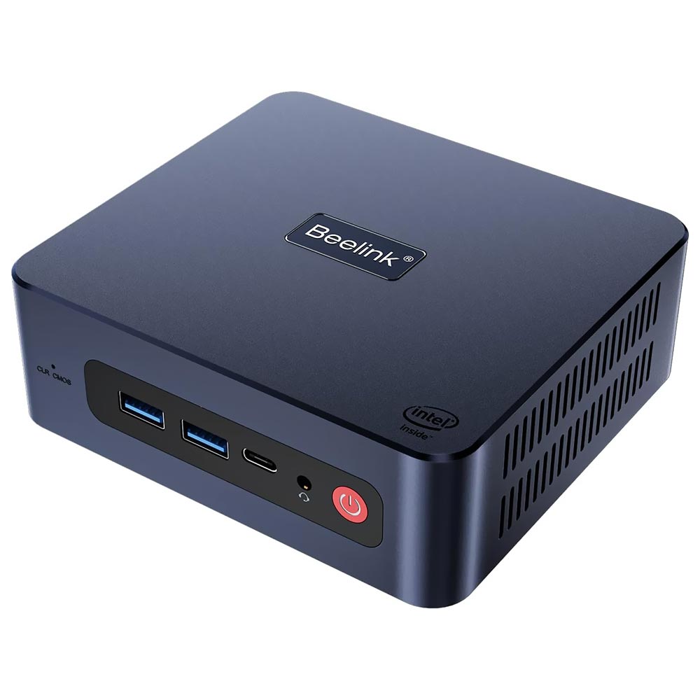 Mini PC Beelink U59 Pro Intel Celeron N5105 de 2.0GHz / 16GB de RAM / 500GB SSD - Azul