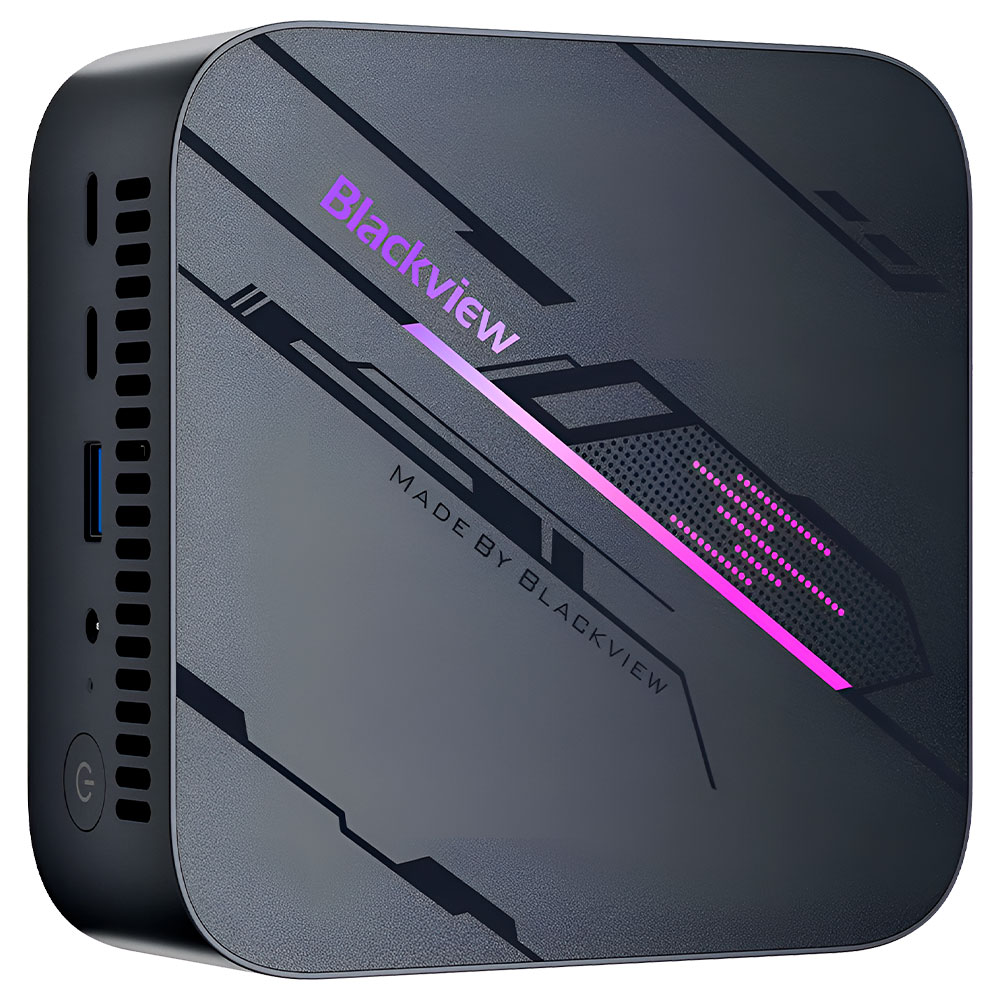 Mini PC Blackview MP100 AMD Ryzen 7 5825U de 2.0GHz / 16GB de RAM / 1TB SSD - Cinza