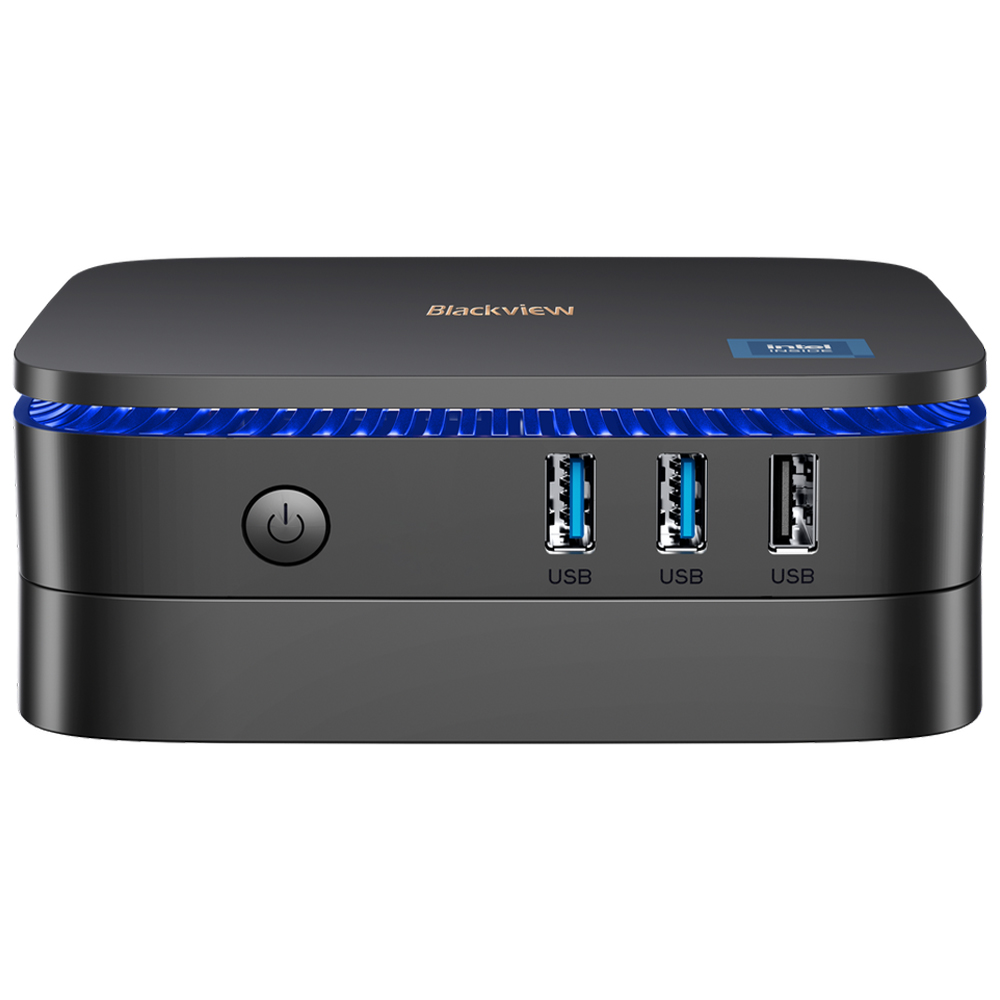 Mini PC Blackview MP60 Intel Twin Lake N150 de 2.9GHz / 16GB de RAM / 1TB SSD / Win11Pro - Preto