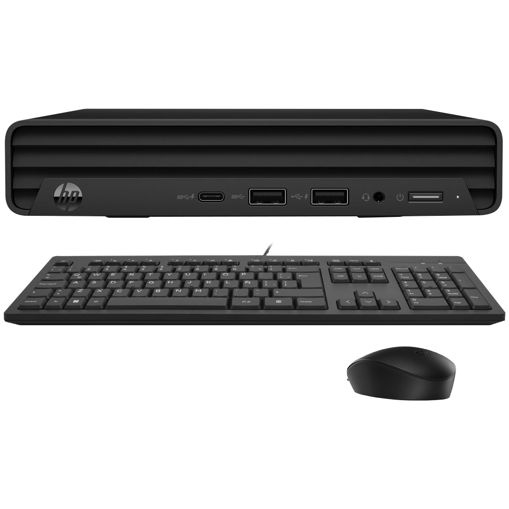 MINI PC HP PRO MINI 260 G9 CELERON N7305 1.1GHz/4G/256SSD/FREEDOS/DP/HDMI/RS232/USB3.1/LAN + TECLADO/MOUSE
