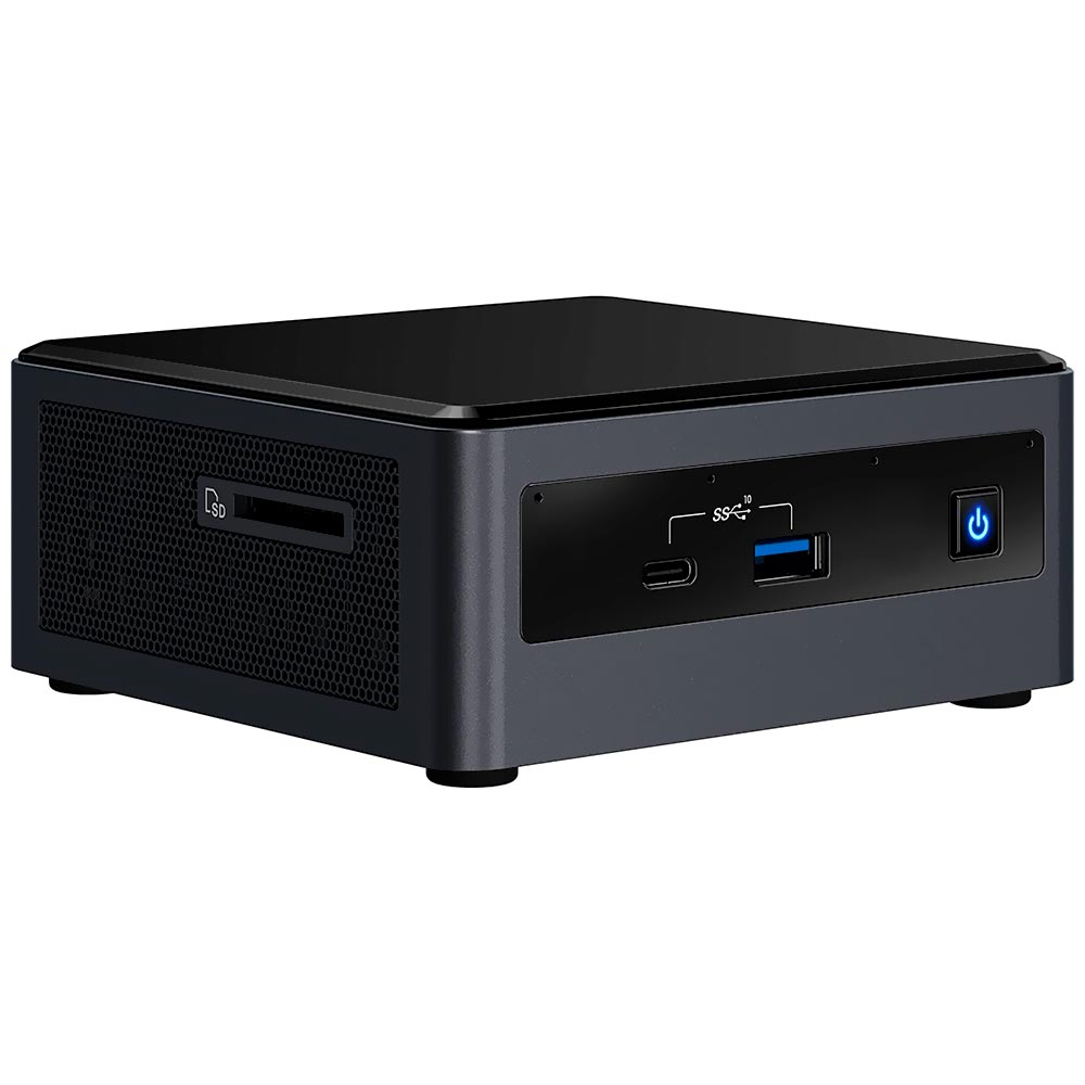 Mini PC Intel Nuc NUC10I7FNHN1 Intel Core i7 10710U de 1.1GHz - Cinza / Preto (Memória e HD não inclusos)