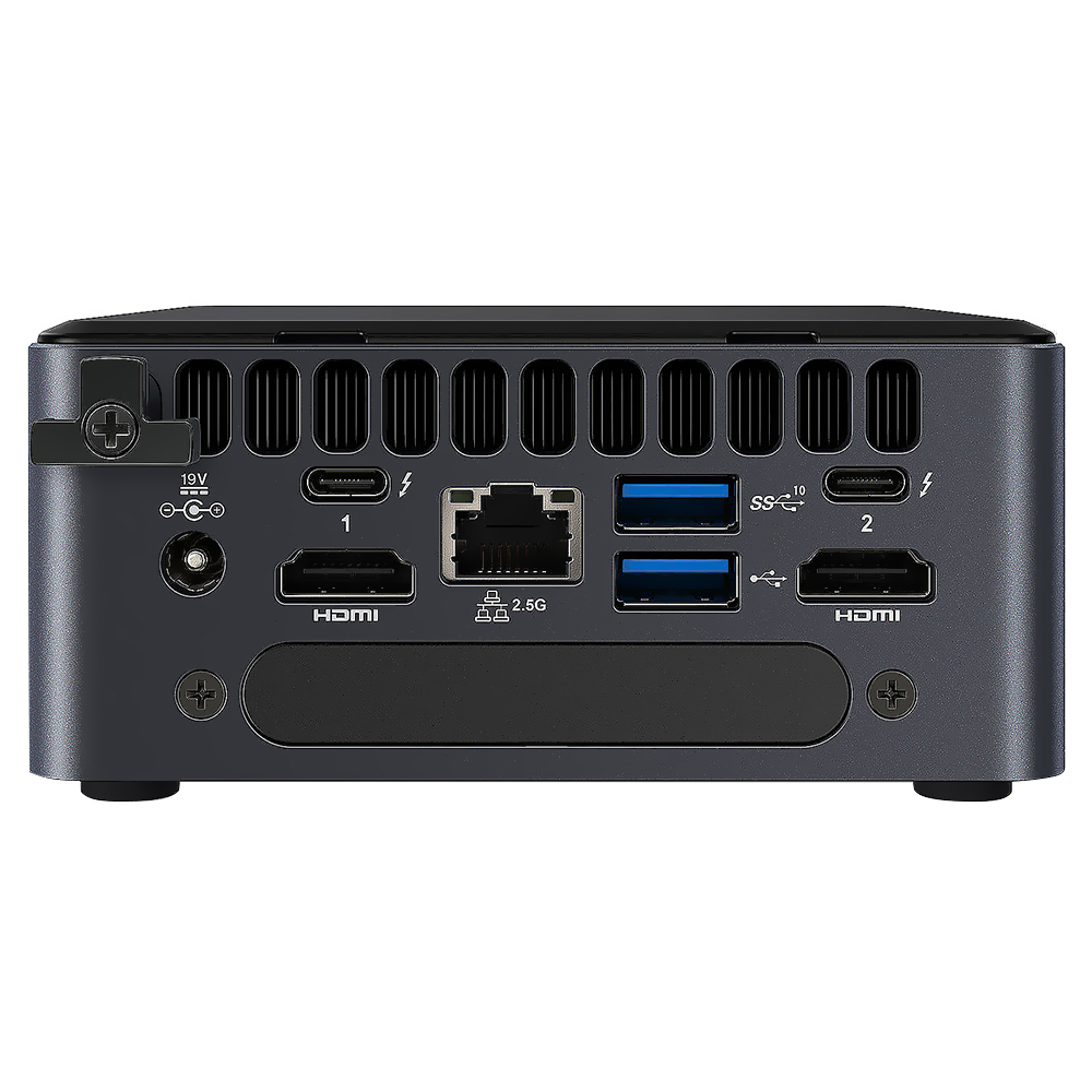 Mini PC Intel NUC NUC11TNHI30000 Intel Core i3 1115G4 de 4.1GHz - Cinza / Preto (Memória e HD não inclusos)