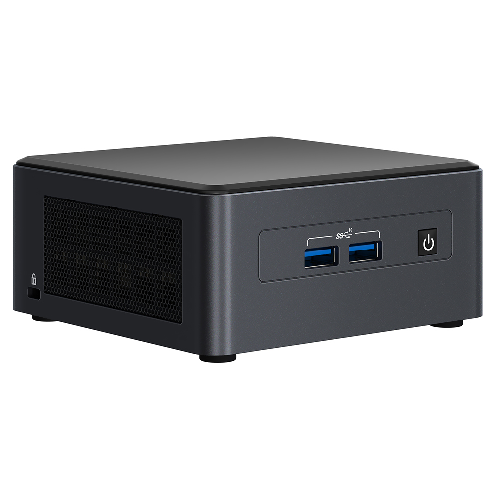 Mini PC Intel Nuc NUC11TNHI70001 Intel Core i7 1165G7 de 2.8GHz - Cinza / Preto (Memória e HD não inclusos)