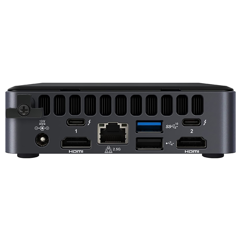 Mini PC Intel Nuc NUC11TNKI30000 Intel Core i3 1115G4 de 3.0GHz - Cinza / Preto (Memória e HD não inclusos)