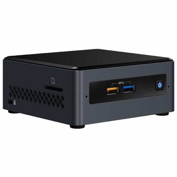 Mini PC Intel Nuc NUC7CJYHN Intel Celeron J4005 de 2.7GHz - Cinza / Preto (Memória e HD não inclusos)