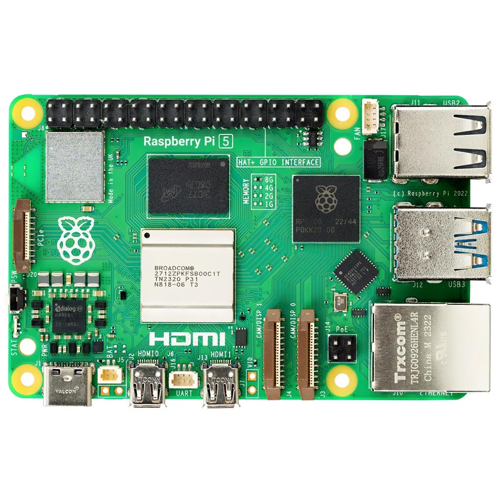 ミニPC Raspberry PI 5 8GB Mini PC Raspberry PI 5 / 8GB de RAM no Paraguai - Visão Vip