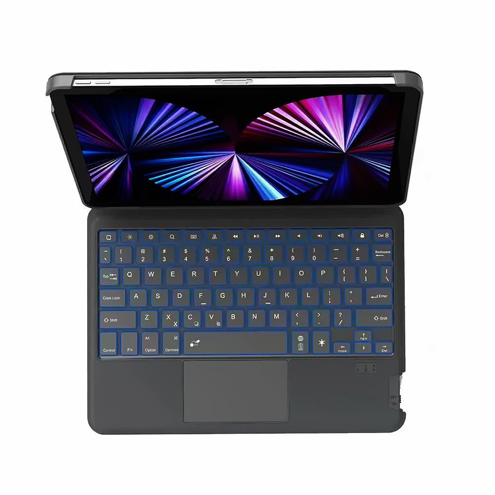 Capa para Ipad 2022 Wiwu Combo Touch Keyboard Case com Teclado 10.9" - Preto
